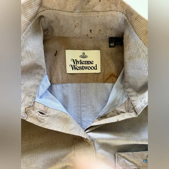 VIVIENNE WESTWOOD Capsule Brown Classic Krall Shirt - Picture 12 of 16
